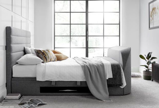 Kaydian Appleton TV Bed with Ottoman Storage - Side Lift (ONLINE ONLY)