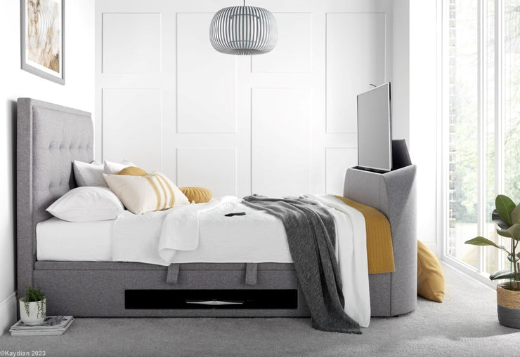 Kaydian Falmer TV Bed with Ottoman Storage - Side Lift (ONLINE ONLY)