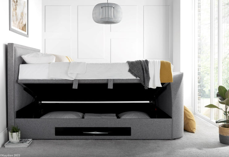 Kaydian Falmer TV Bed with Ottoman Storage - Side Lift (ONLINE ONLY)