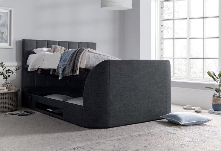 Kaydian Medway TV Bed with Ottoman Storage - Side Lift (ONLINE ONLY)