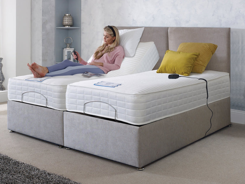 Adjust-A-Bed Bradley 1000 Electric Adjustable Bed Set (Excluding Headb ...